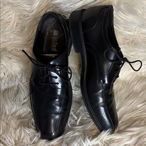 Unlisted Black Lace-Up Shoes